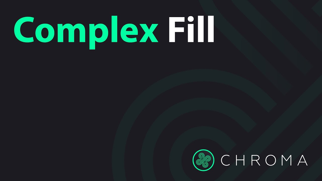 Complex Fill (Plus, Inspire and Luxe) | Chroma Digitizing Software