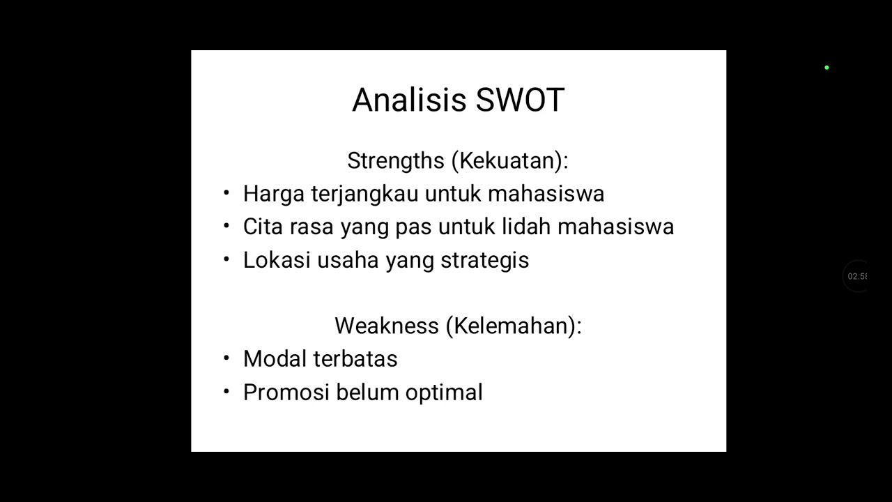 UAS MUKM Albert Pratama #UNPRI #UMKM #SWOT #DEDEGUCI #OBE