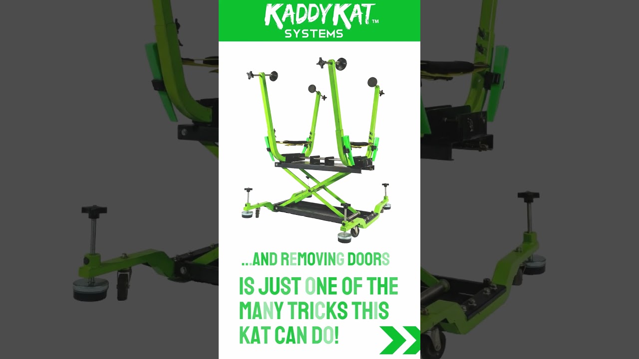 Door removal made EASY with KaddyKat™ Systems.