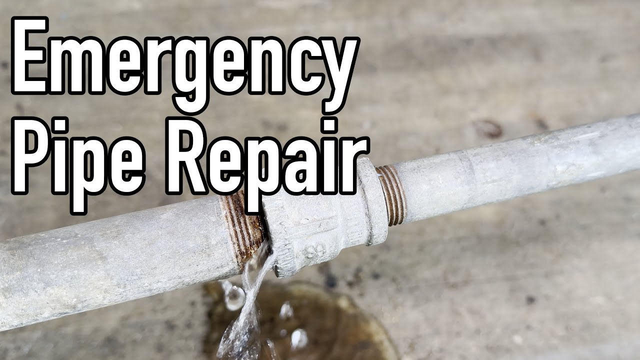 How to Fix a Leaking Water Pipe with Epoxy Putty - Emergency Plumbing Repair (Easy DIY Solution)