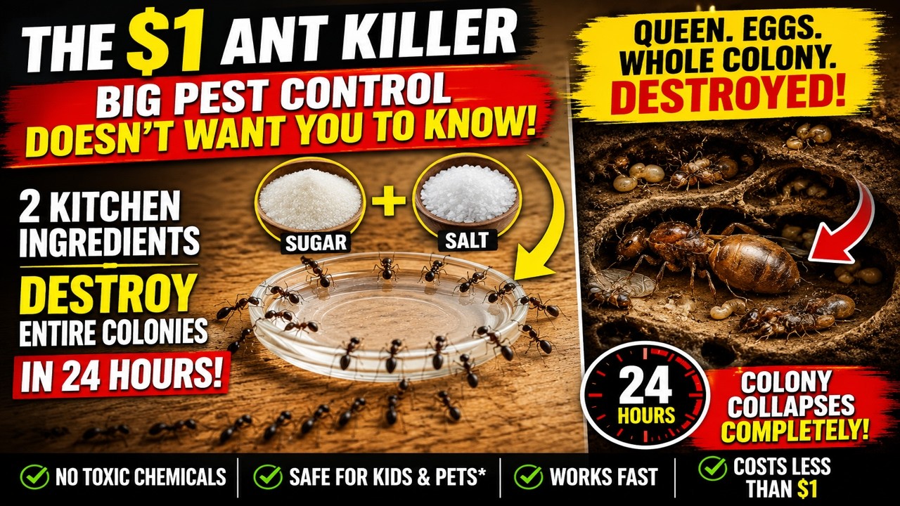 The $1 Ant Killer They Never Wanted You to Know About.