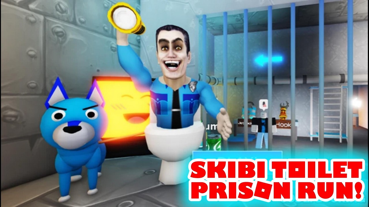 🚽 Skibi Toilet PRISON RUN! WALKTHROUGH FULL GAME #Roblox