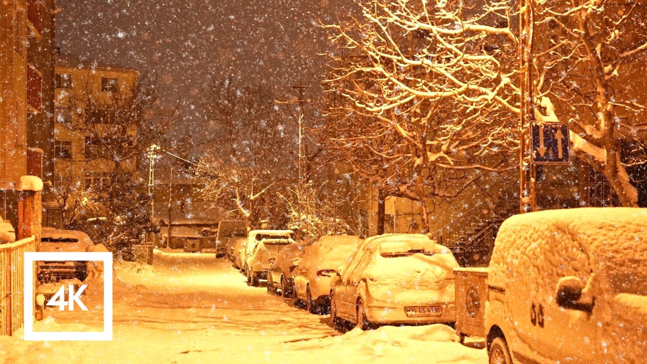 ⁴ᴷ🇹🇷 ❄️ Heavy Snowfall in Istanbul, Türkiye | Walking in Istanbul in the Winter Snow, 4k 2025