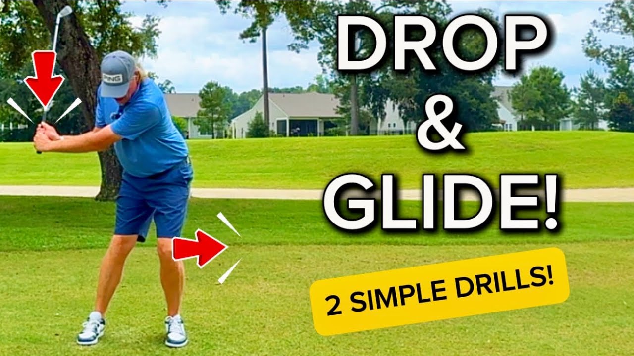 DROP & GLIDE! // 2 Simple DRILLS to Master a PRO TRANSITION! #golftips #golfswing #golfinstruction