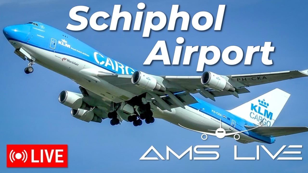 🔴 LIVE: PLANE SPOTTING at Amsterdam Schiphol Airport | Jul 25, 2026