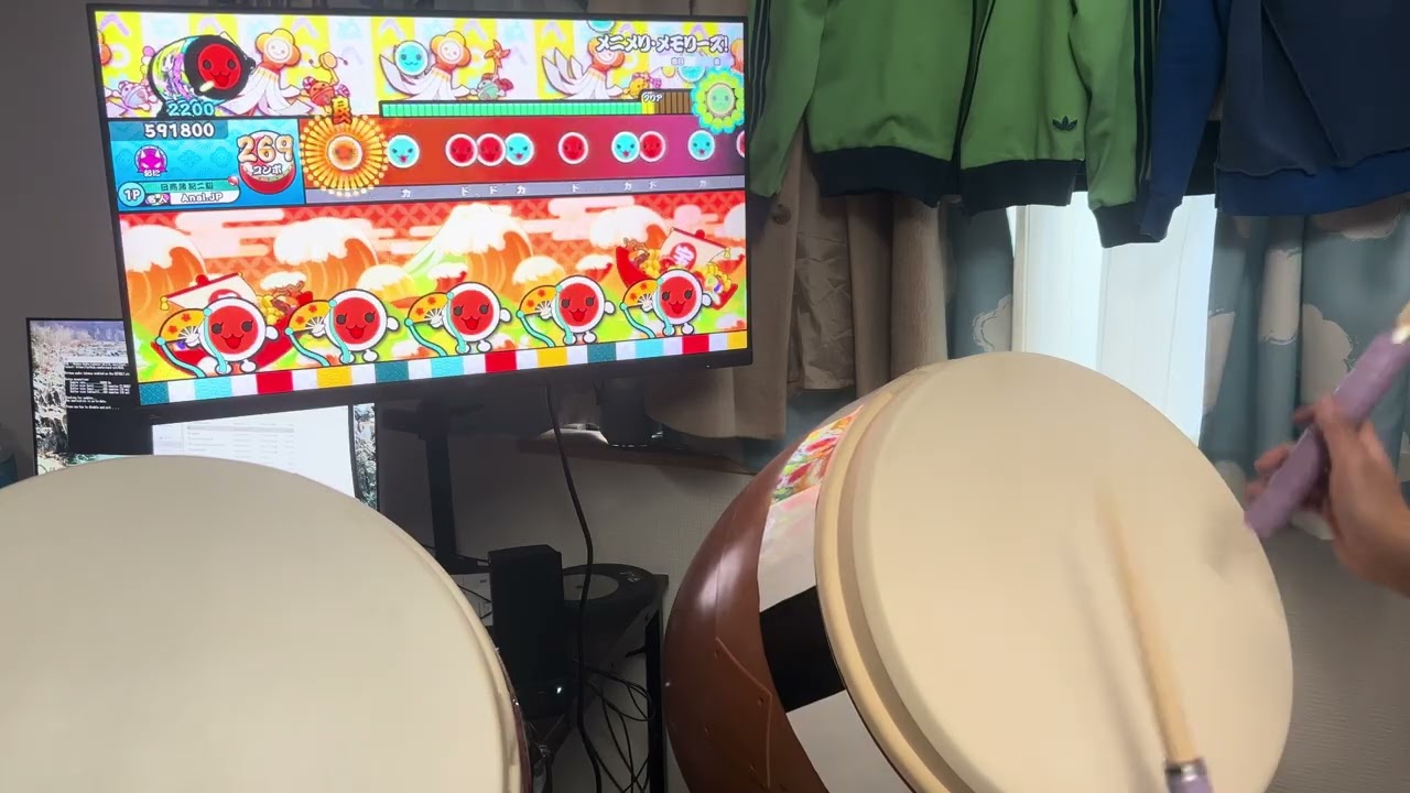 【おうち太鼓】メニメリ・メモリーズ！　全良　【TaikøNauts】