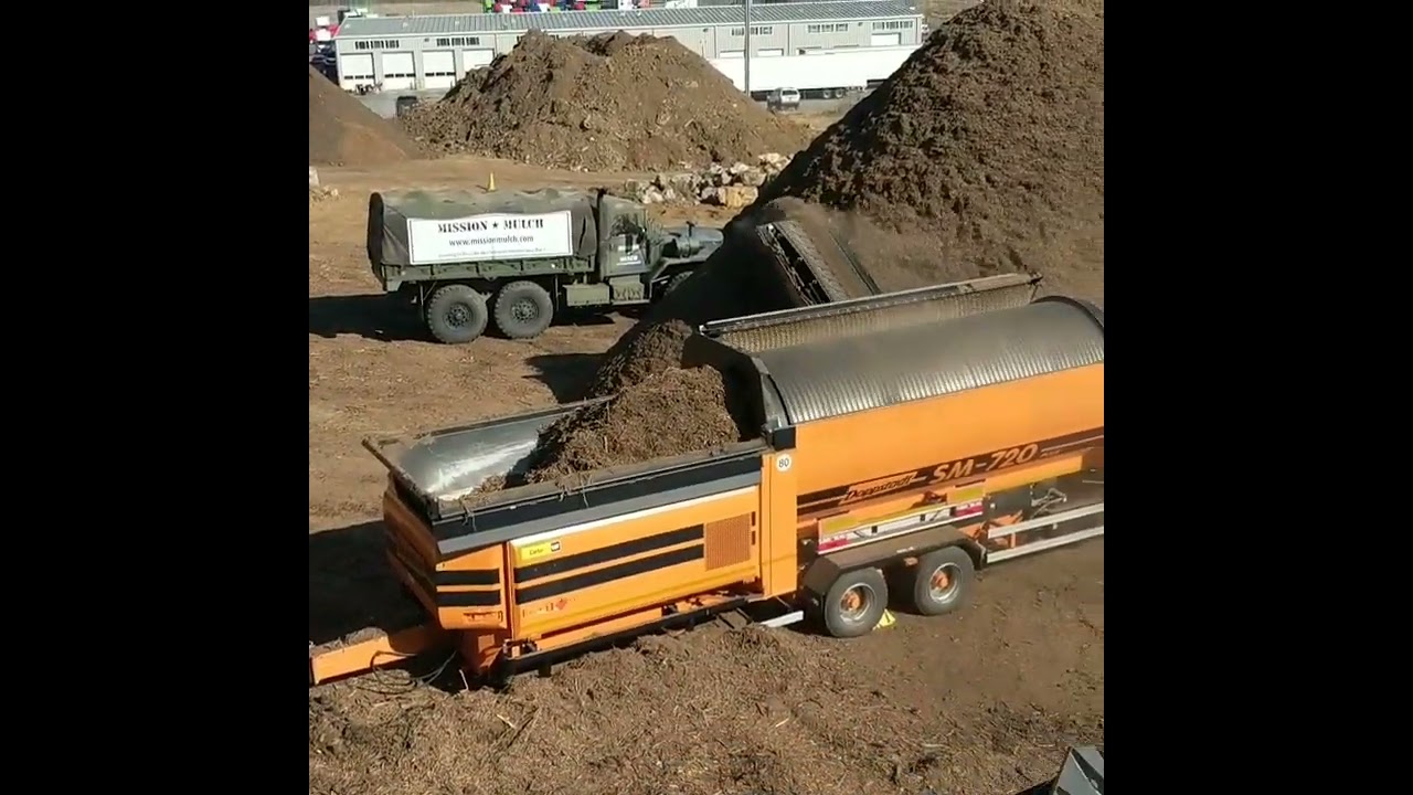 Doppstadt 720 screening mulch fines