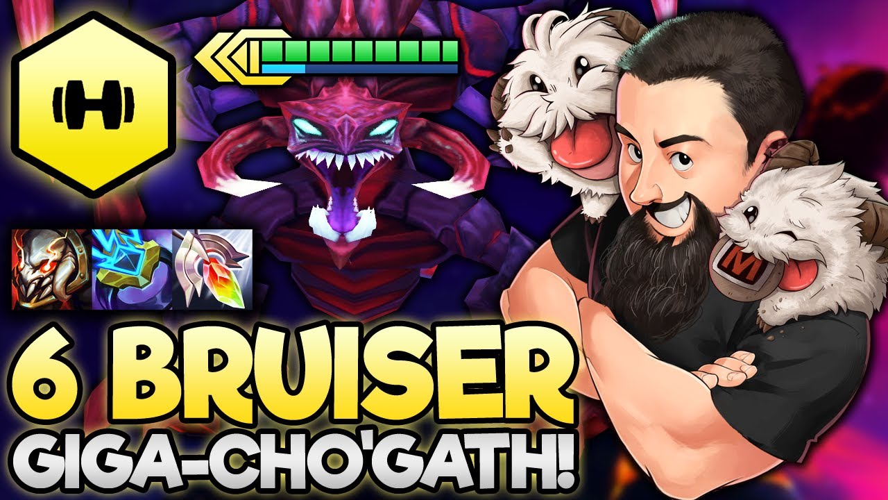6 Bruiser - This Cho'Gath is MASSIVE!! | TFT Runeterra Reforged | Teamfight Tactics
