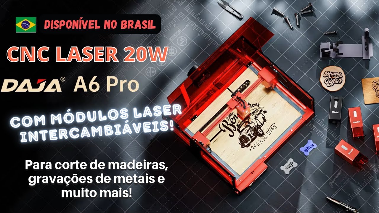 CNC A LASER DAJA A6 PRO - O Melhor Custo e Benef&iacute;cio de 2025?