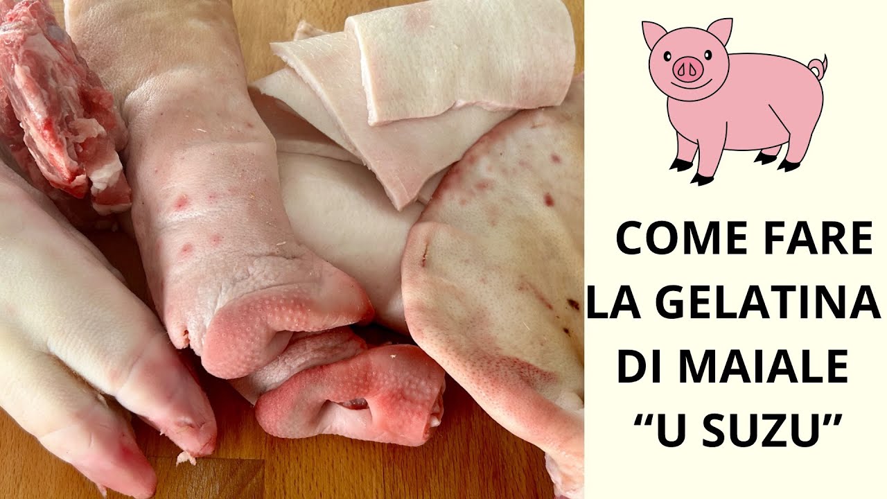 COME FARE LA GELATINA DI MAIALE| IL MAIALE IN CALABRIA| 