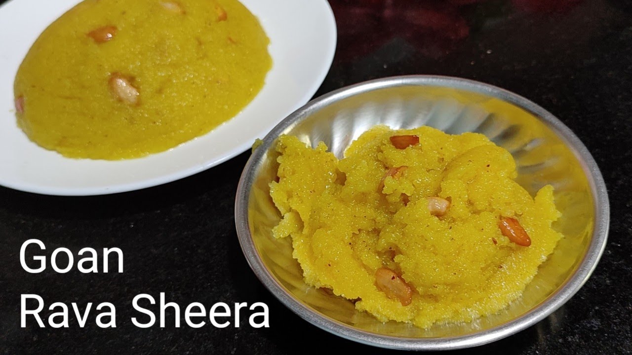 Goan Rava Sheera Recipe | Ravyacho Sheero