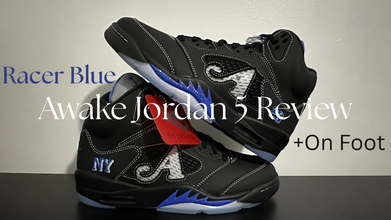 Air Jordan 5 Awake NY Black Racer Blue (Review + On Feet)