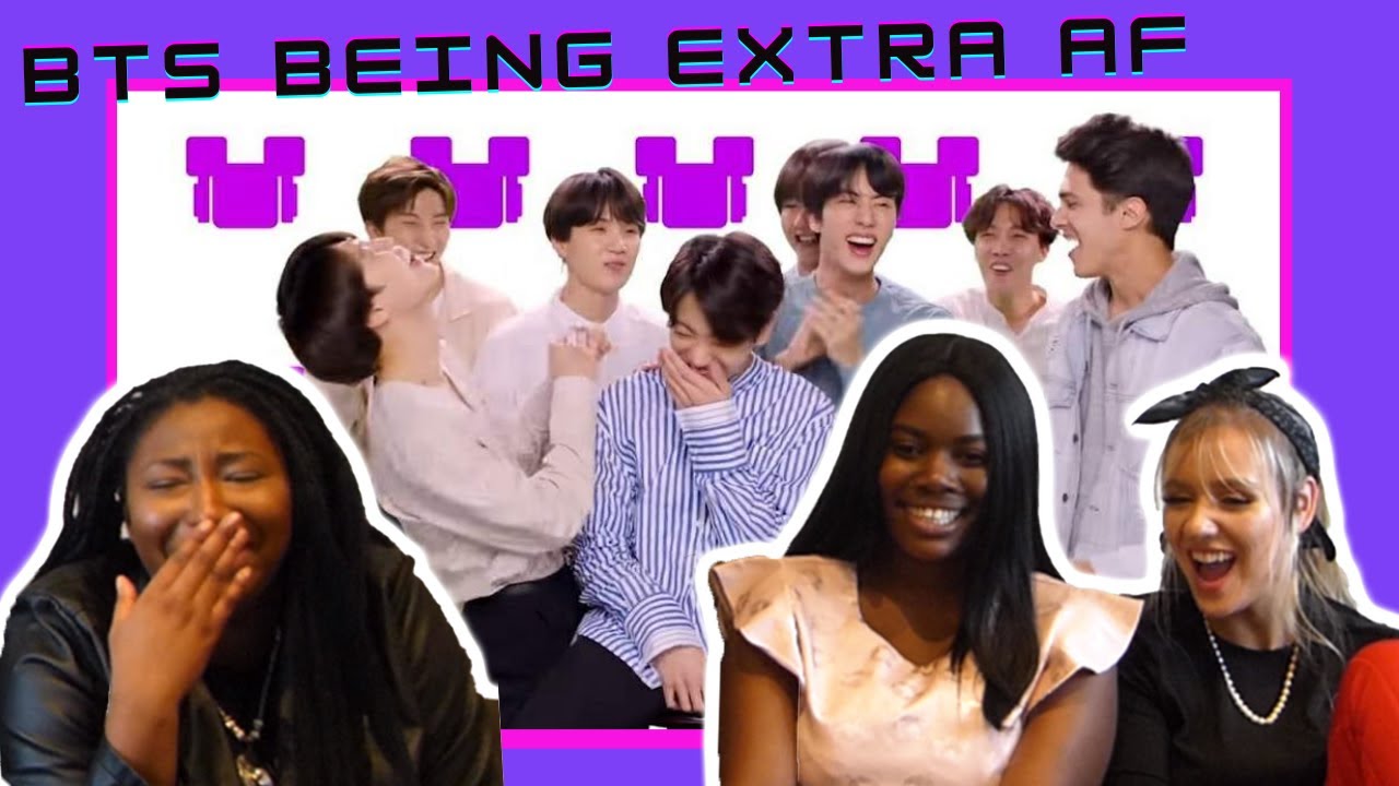 Non Kpop fans react to BTS being extra af in America (방탄소년단 리액션)