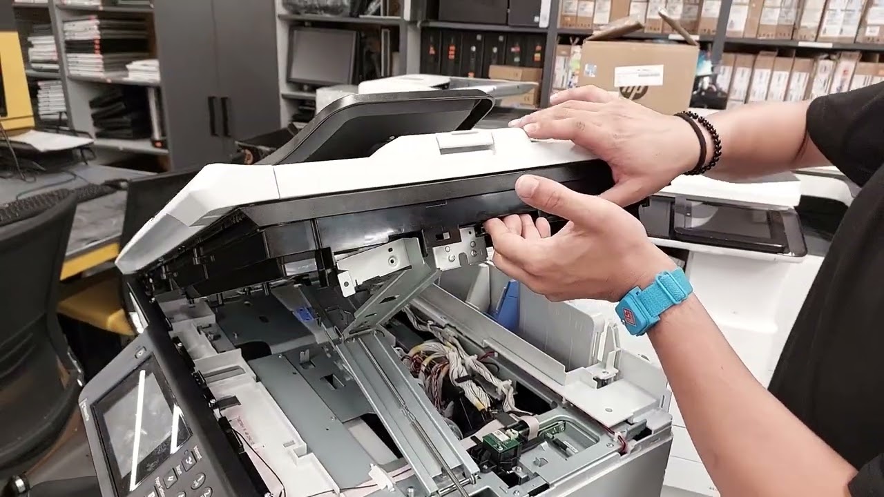 Epson WorkForce Pro WF-C878R ADF/Scanner Değişimi Parts Replacement