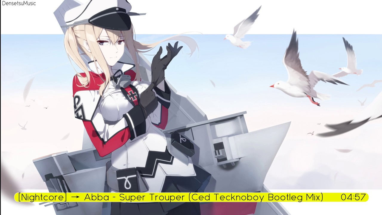 [Nightcore] → Abba - Super Trouper (Ced Tecknoboy Bootleg Mix) [Lyrics] [4K] [CC]