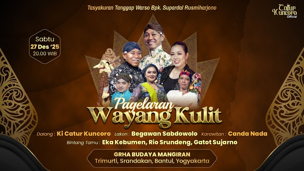 #LIVE Wayang Kulit Ki Catur Kuncoro - Begawan Sabdowolo [ Srandakan - Bantul ]