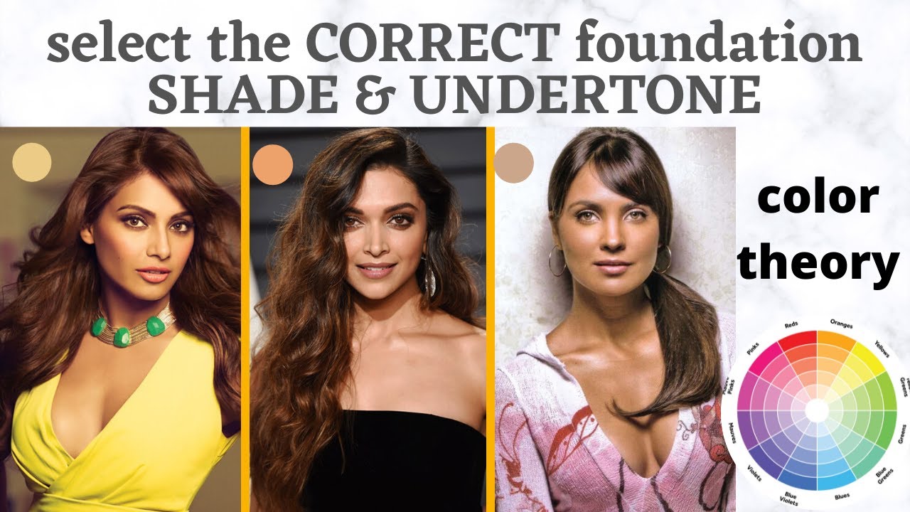 How to SELECT CORRECT SHADE for INDIAN skintones Using #colortheory Ep-1 #correctshade #undertones