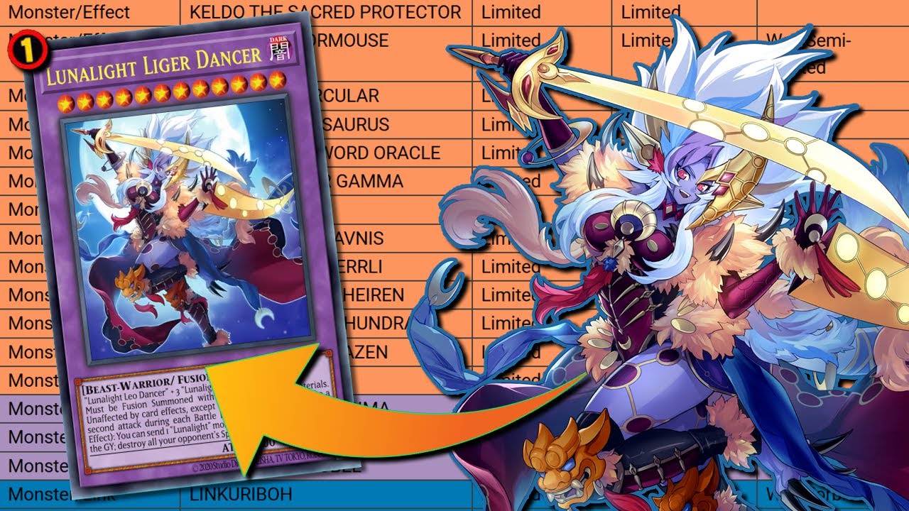 Если Konami ограничит использование Liger Dancer, попробуйте вместо этого вот эти комбинации Luna...