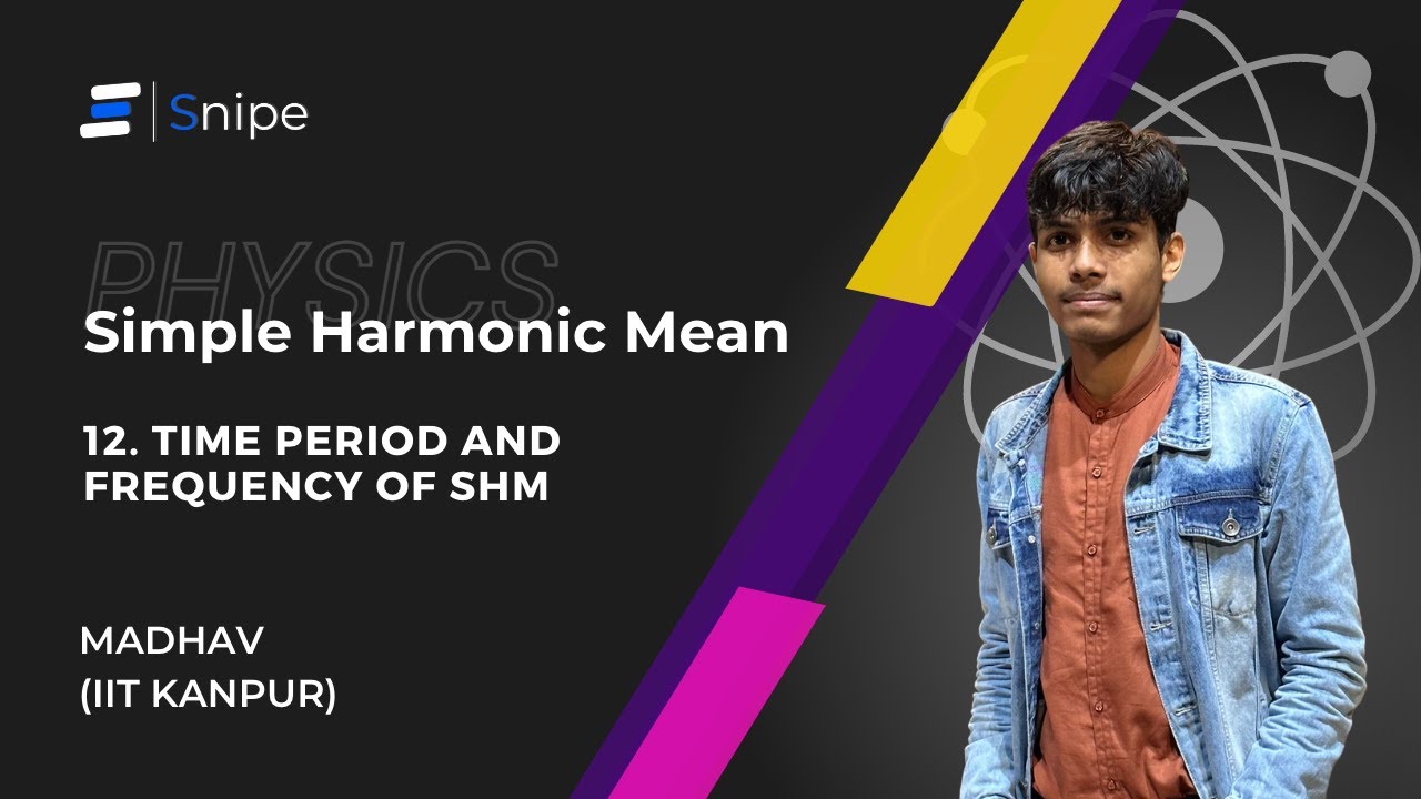 Time Period and Frequency of SHM | Simple Harmonic Motion | JEE, CBSE
