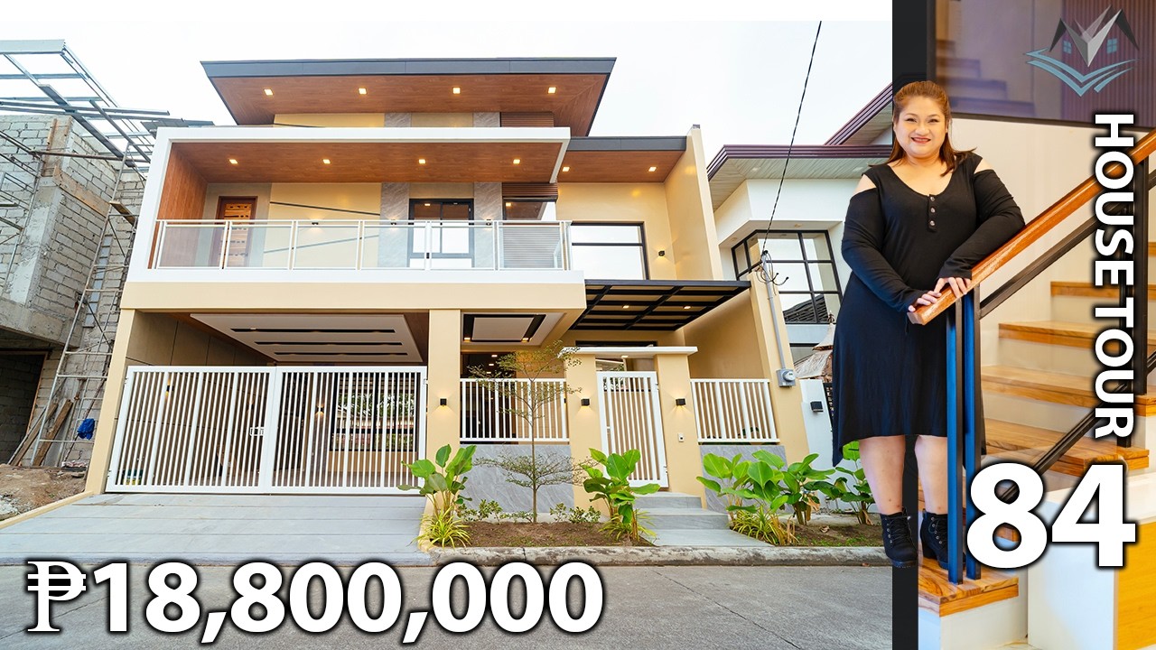 HOUSE TOUR 84 | ₱18.8M Fully Furnished 4-BR Modern Home Near Clark Pampanga