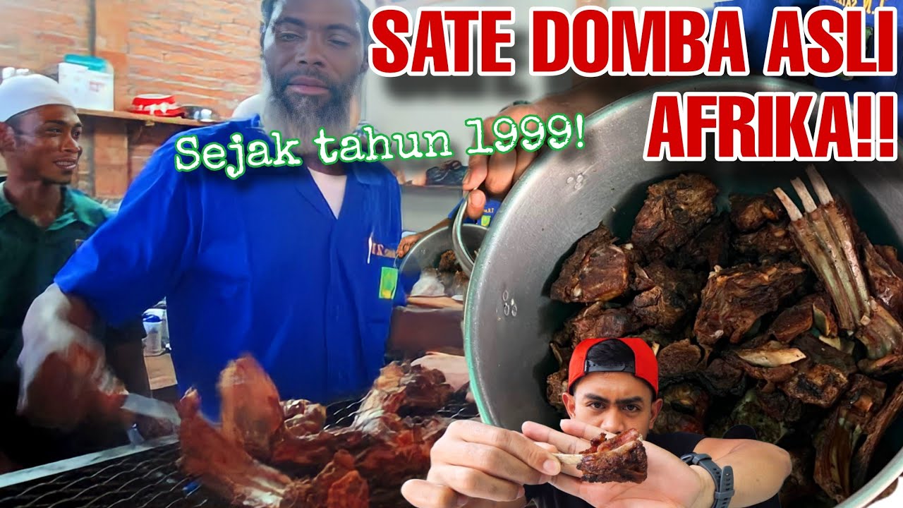 MUKBANG SATE DOMBA ASLI AFRIKA!!