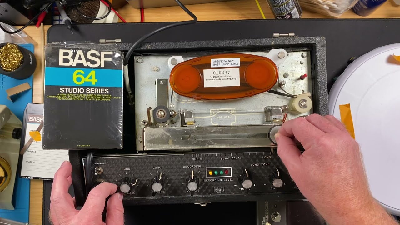 Maestro Echoplex EP-4 demo with new BASF Studio Series Tape