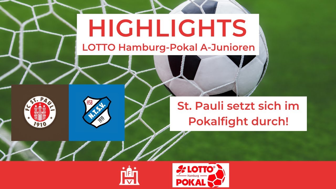 LOTTO Hamburg-Pokalfinale Highlights der A-Junioren FC St. Pauli - Niendorfer TSV