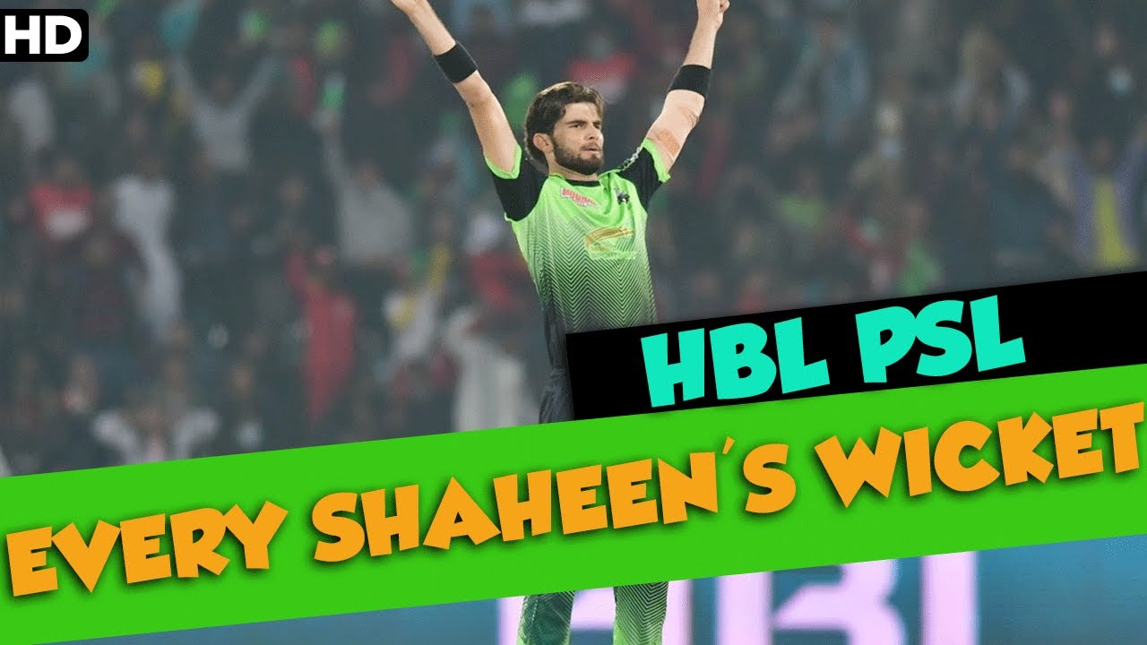 Wickets Collection Of Shaheen Shah Afridi In Pakistan Super League | HBL PSL | MI2T