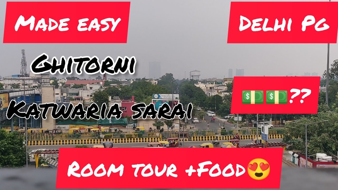 DELHI PG FLATS GHITORNI SULTANPUR AREA ..#unacademy #madeeasy #pg #flats #gate #delhi
