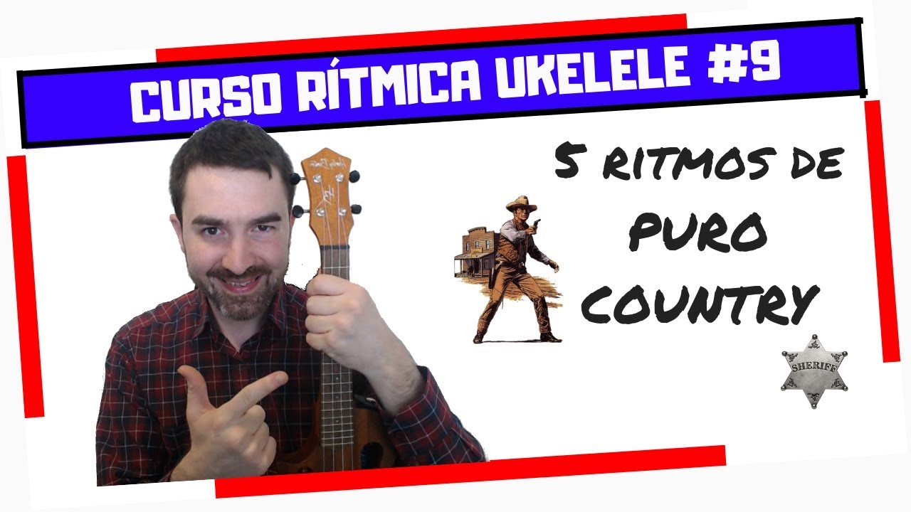 Cómo tocar COUNTRY en Ukelele 🍍 4+1 (x2) RITMOS Country para UKELELE 👌