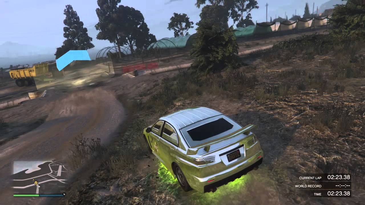Grand Theft Auto V Online - Custom Race - Sultan V.S Kuruma