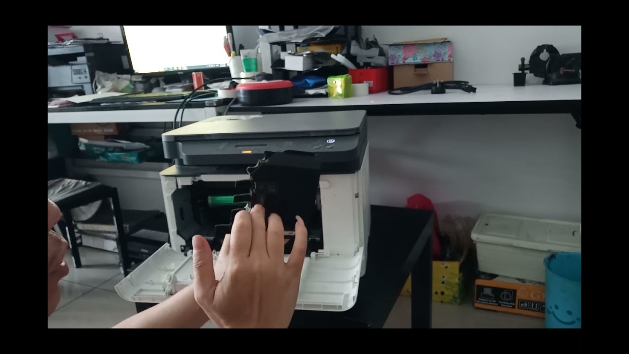 hp color laserjet mfp178nw printing double image