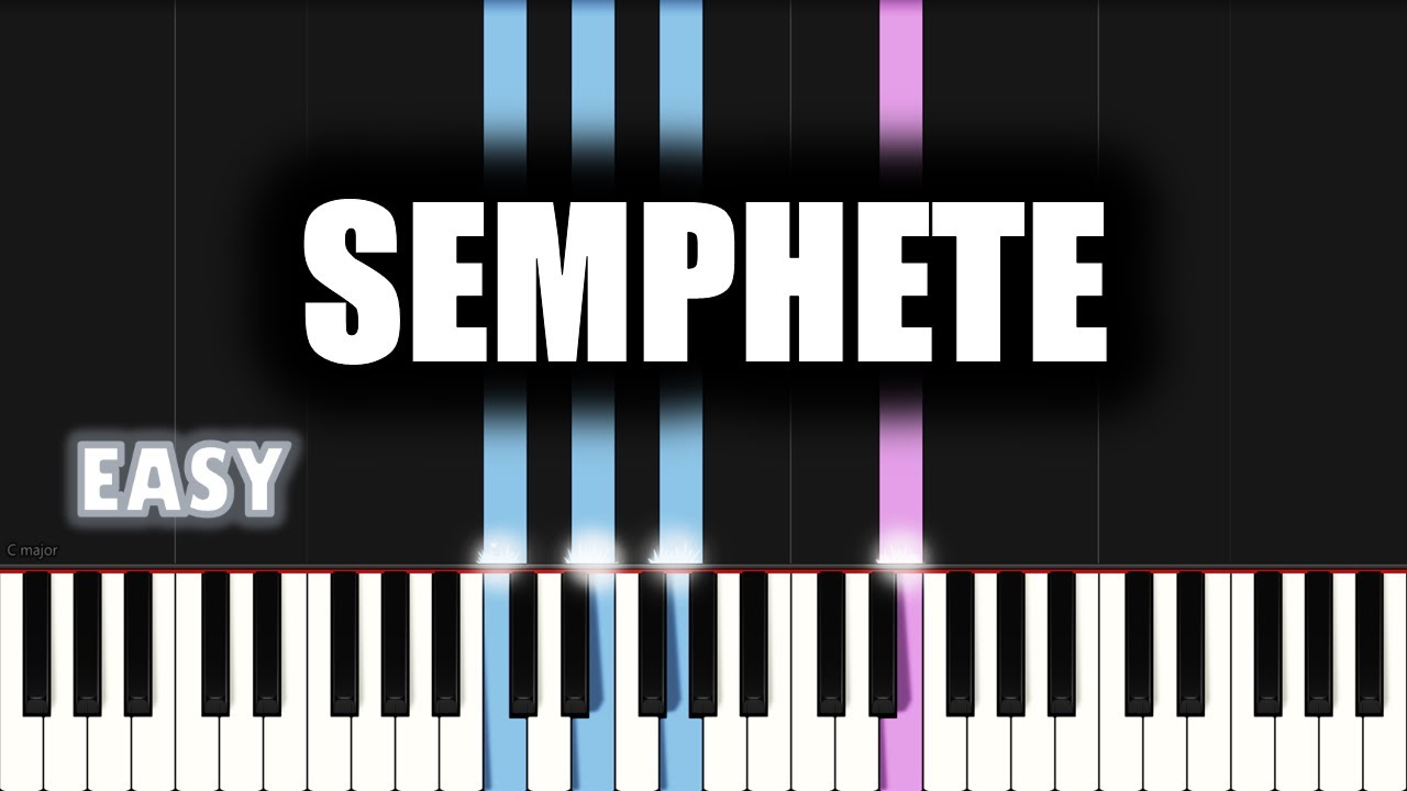 Semphete | EASY PIANO TUTORIAL by SA Gospel Piano