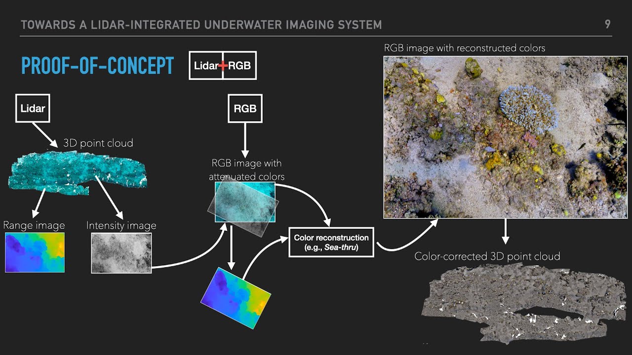 Towards A Lidar-Integrated Underwater Imaging System (OSM2022) Akkaynak,Britton,Twardowski,Dalgleish