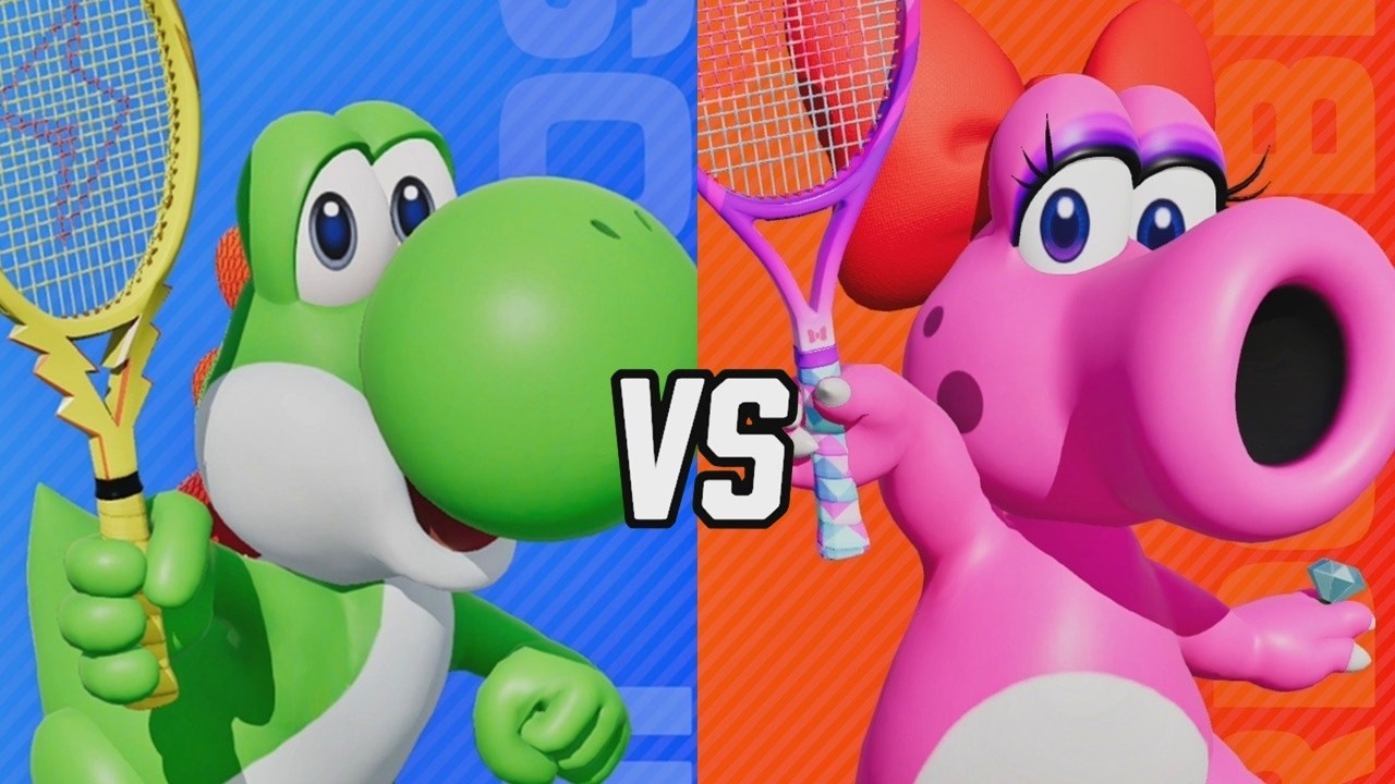 Mario Tennis Fever - Yoshi Vs. Birdo