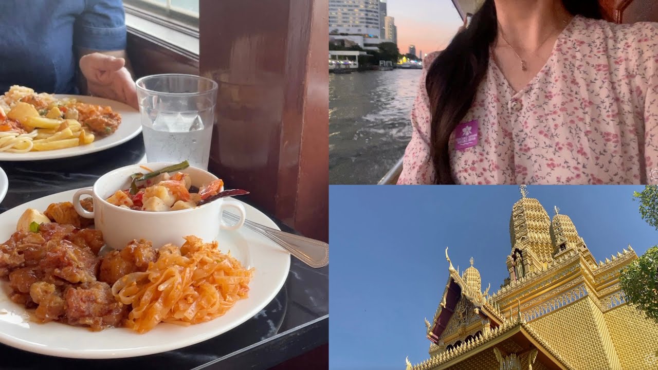 4 days 3 nights in Thailand, visiting Ancient Siam, pad Thai, buffet on a cruise, exploring Bangkok