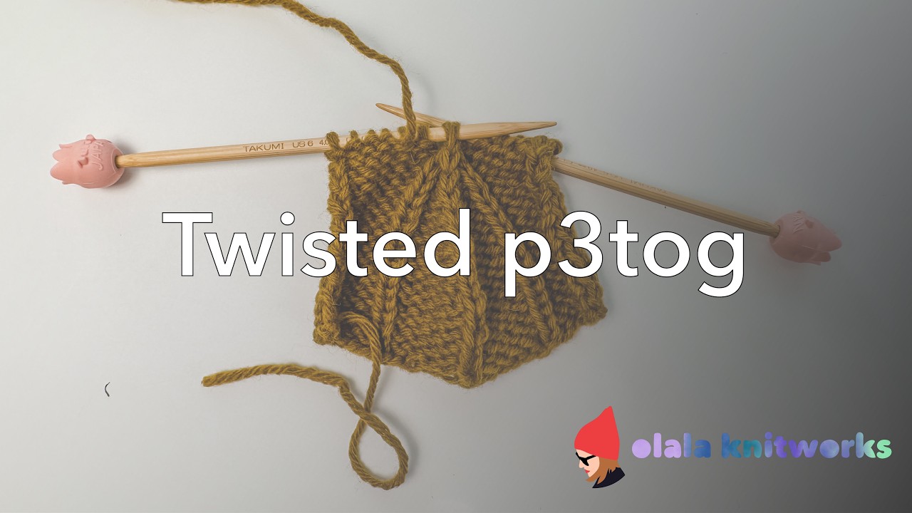Twisted Purl 3 Together (tp3tog)