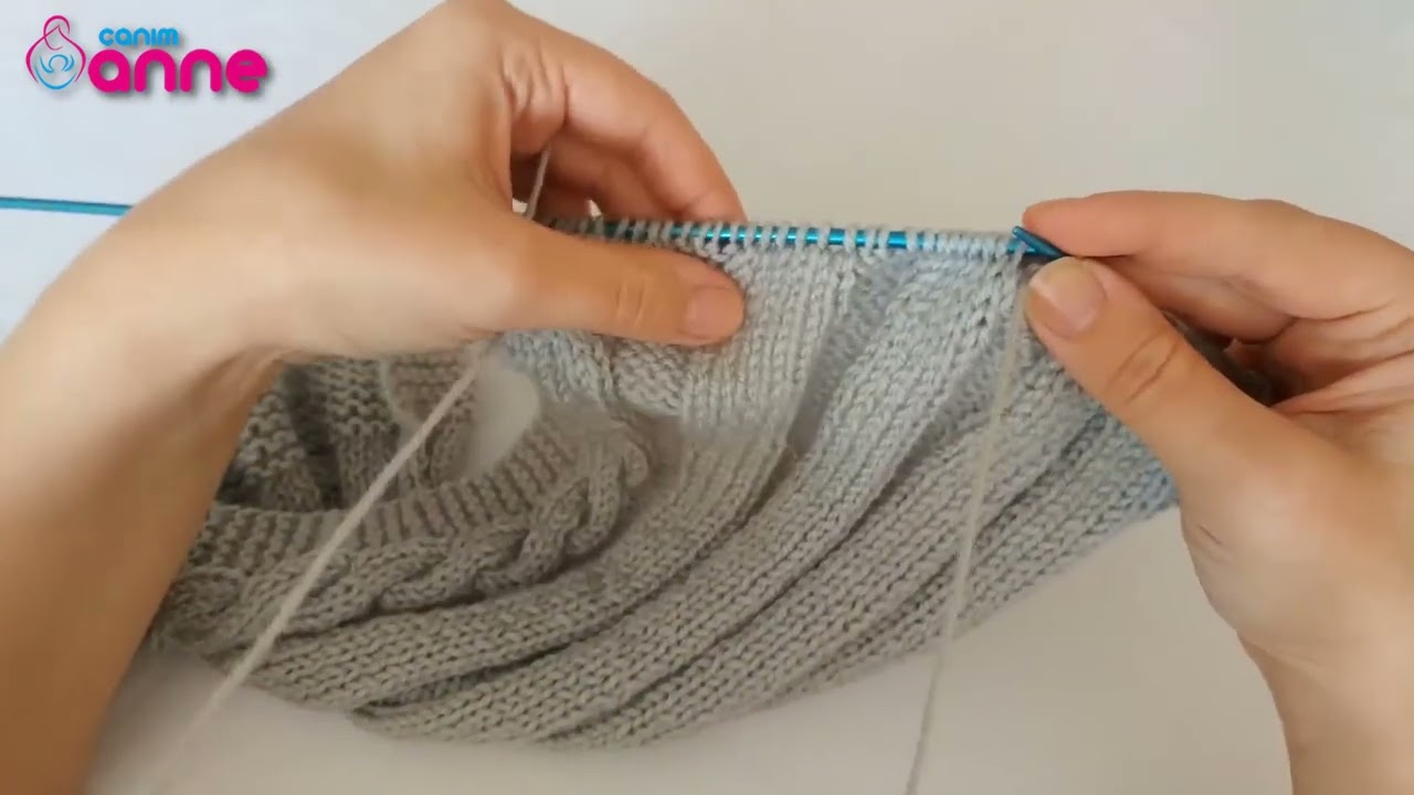 Bayan yelek örgü modeli yapımı saç örgüsü 2.
