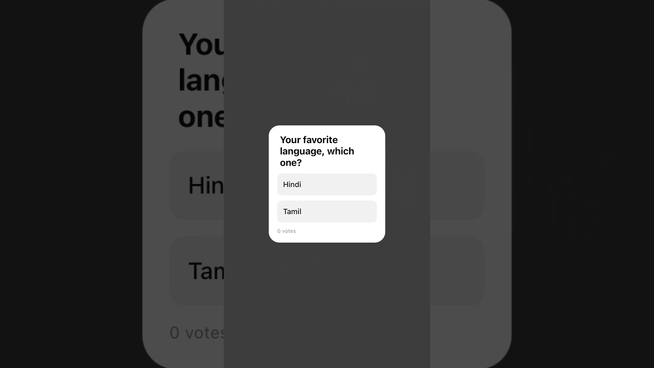 Your favorite language, which one?