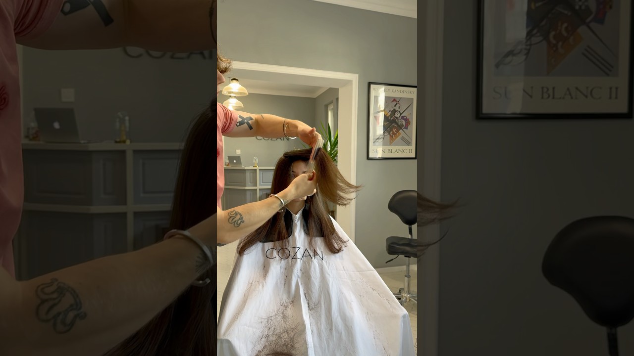 The big chop✂️#scissorsounds #chop #haircut  #shortvideo #shorts