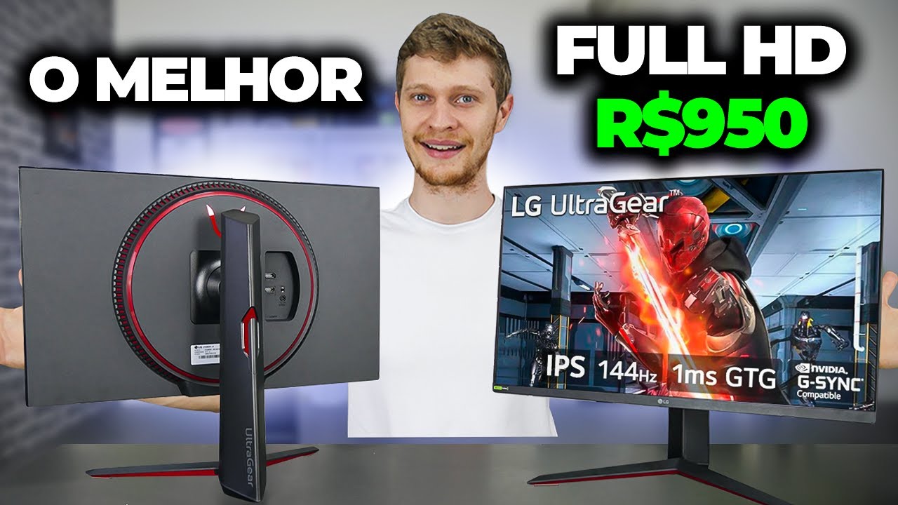 O MONITOR GAMER FULL HD MAIS RECOMENDADO! LG ULTRGEAR 27, 1MS, IPS E 144HZ POR R$950…
