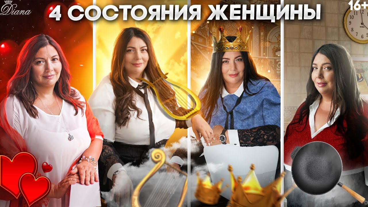 4 состояния женщины | Какой твой архетип: Королева, Хозяйка, Приз, Муза?