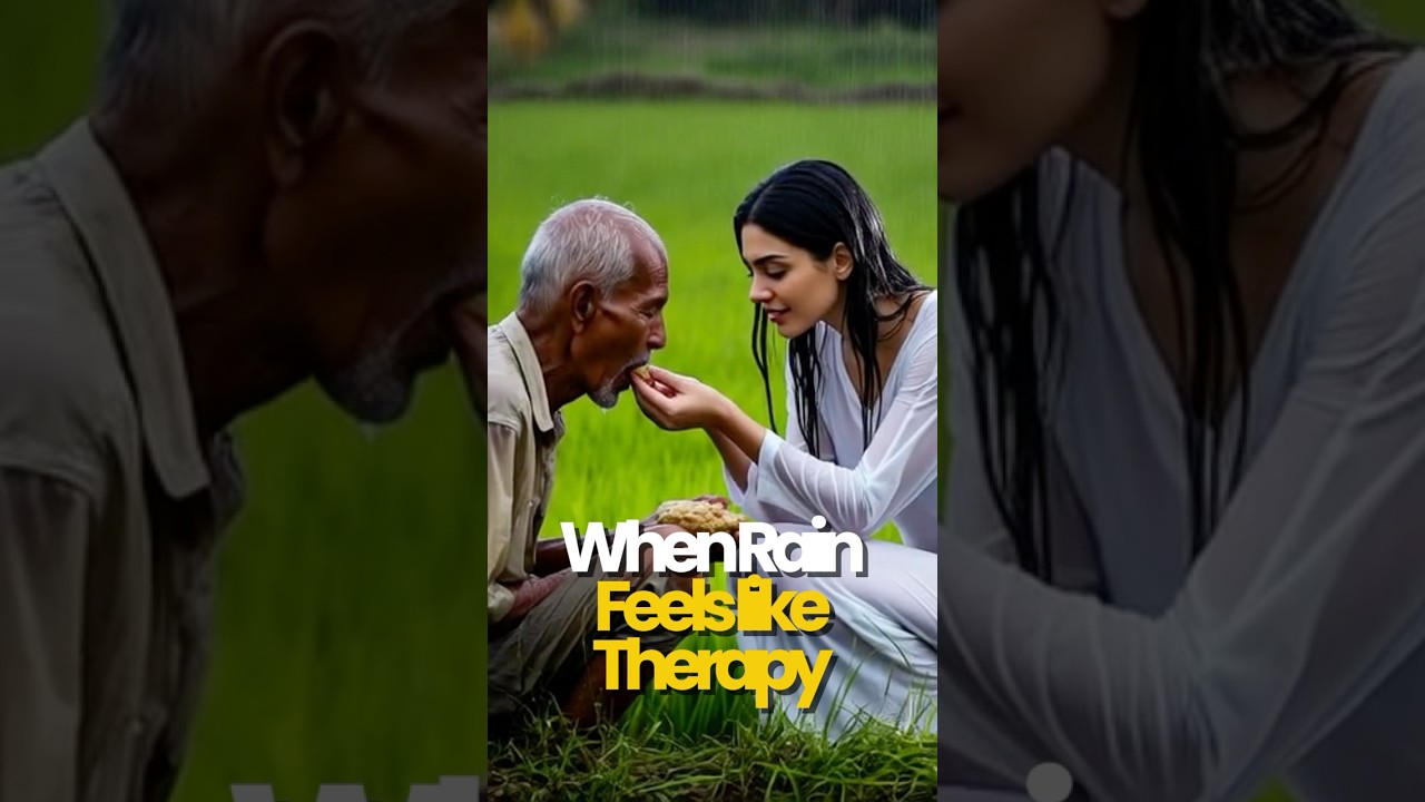 She Smiles Through the Rain | Gentle Tropical ASMR Soundscape #hearttouching #rainsounds