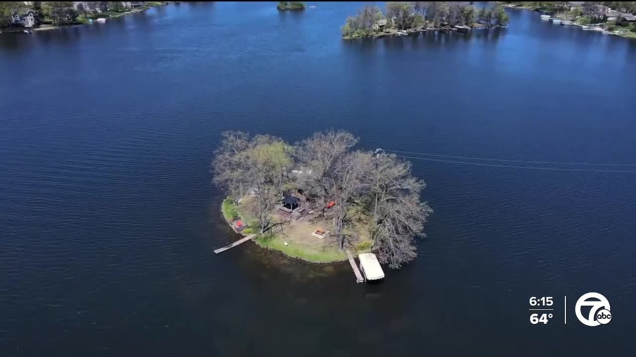 Ever dreamed of living on a private island? One is for sale in metro Detroit for $600,000
