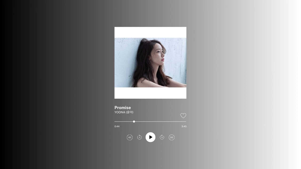 YOONA (윤아) - Promise (Instrumental - Drumless Version)