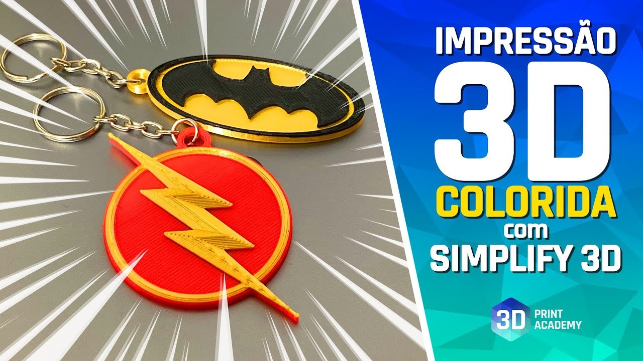 TÉCNICA MATADORA para Imprimir 3D COLORIDO com Simplify 3D