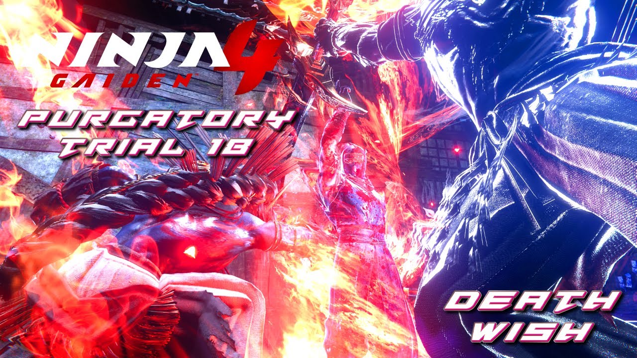 Ninja Gaiden 4 - Purgatory Trial 18 Death Wish - Ryu - 25% Health - Master Ninja Rank