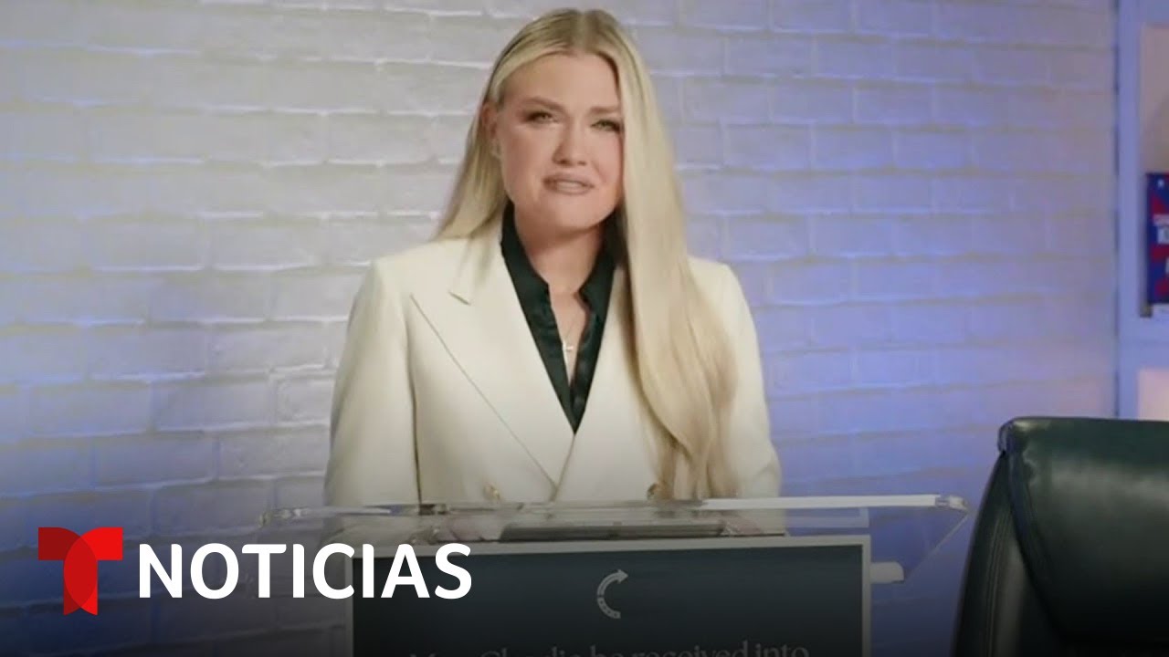 Viuda de Charlie Kirk rompe el silencio y da el último adiós al activista | Noticias Telemundo