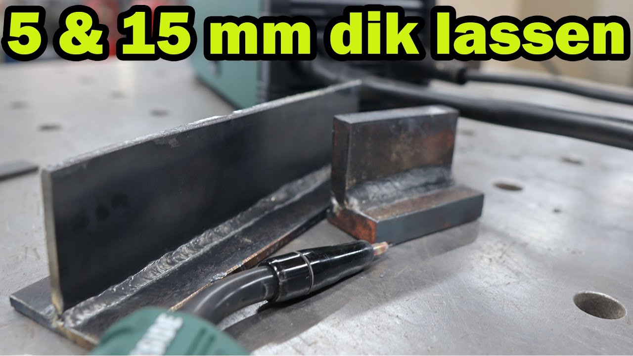 Vuldraad lasapparaat Parkside PIFDS 120 B2 kan het ook dik spul lassen