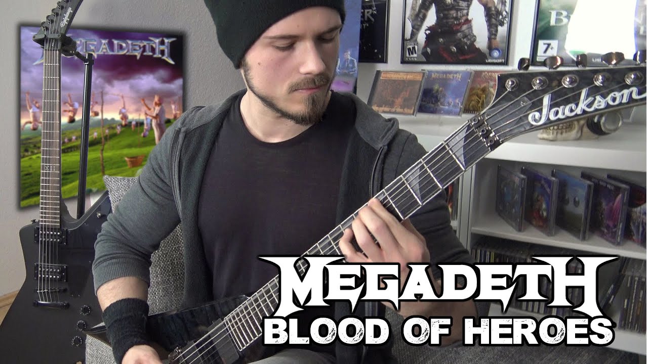 Megadeth - Blood Of Heroes | Full Guitar Cover (Tabs - MIDI - All Guitars)